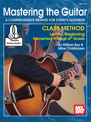 Mastering the Guitar Class Method Elementary to 8th Grade + CD