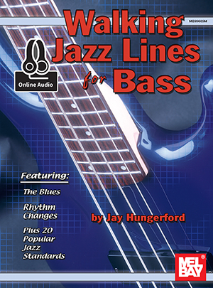 Walking Jazz Lines for Bass + CD