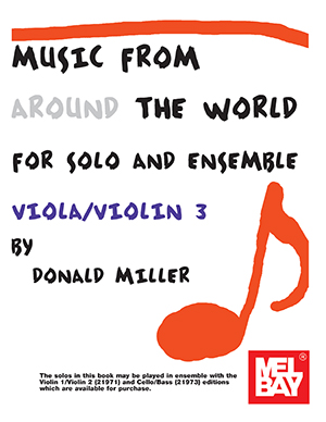 Music From Around The World For Solo & Ensemble, Viola-Violin