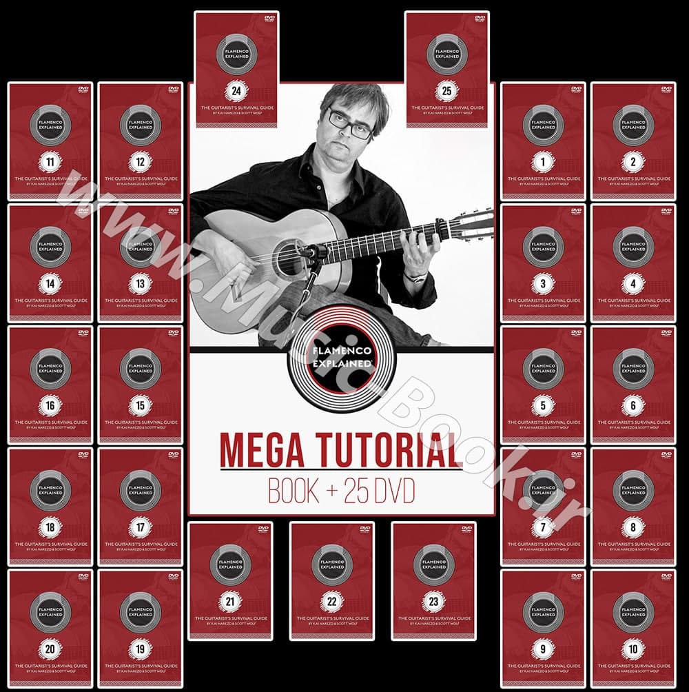 Flamenco Explained - Mega Tutorial Book + 25 DVD