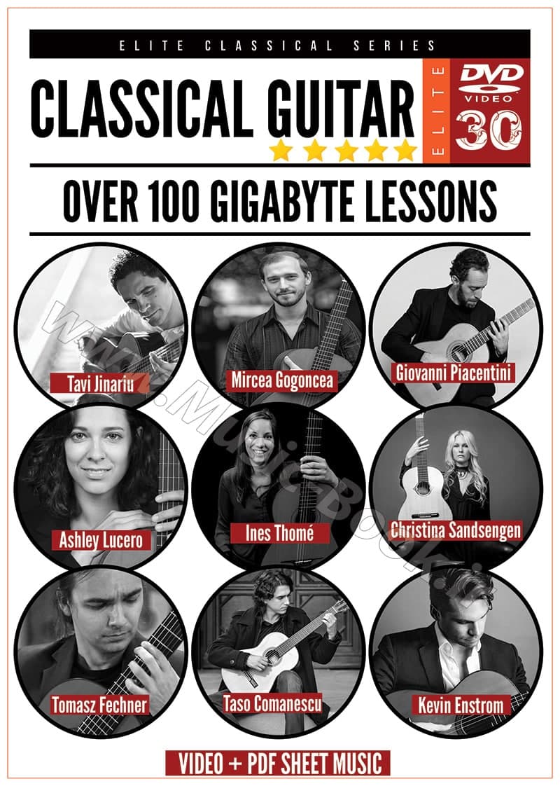 Elite Guitarist - Classical Guitar Lesson Complete -  30  DVD