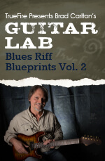 Brad Carlton - Guitar Lab: Blues Riff Blueprints Vol.2 - DVD