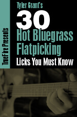 Tyler Grant - 30 Hot Bluegrass Flatpicking Licks You Must Know DVD