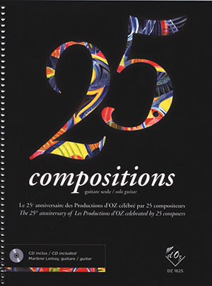 a 25 Compositions For Solo Guitar + CD