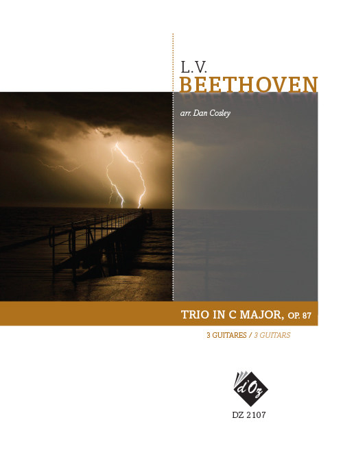 Beethoven - Trio in C major, opus 87 - For 3 Guitar