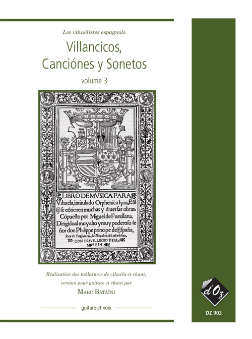 Villancicos Canciones y Sonetos Volume 3