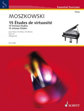 Moritz Moszkowski - 15 Virtuoso Studies For Piano