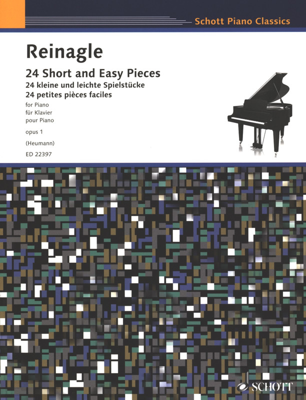 Alexander Reinagle - 24 Short and Easy Pieces - For Piano