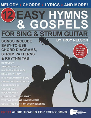 a 12 Easy Hymns and Gospels for Sing & Strum Guitar + CD