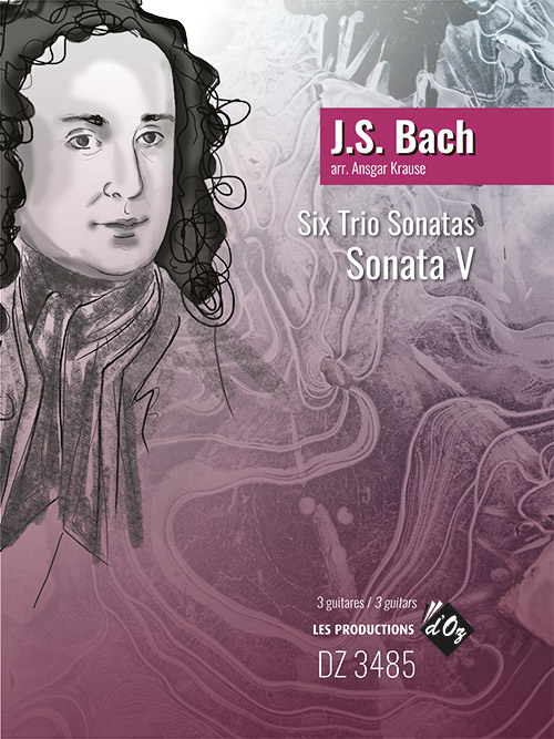 J.S. BACH - Six Trio Sonatas, Sonata V - For 3 Guitars