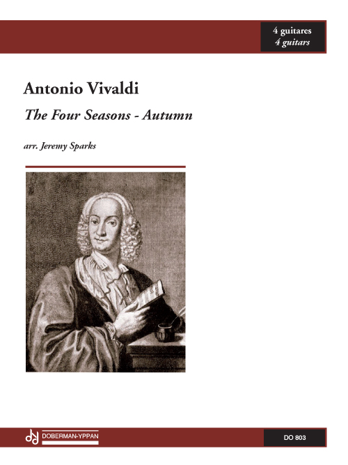 VIVALDI - The Four Seasons - Autumn - For 4 Guitars