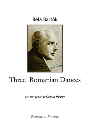 Bartok-Mourey, Three Romanian Dances - For Solo Guitar