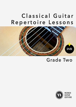 Classical Guitar Repertoire Lessons Grade 2 - Book + DVD