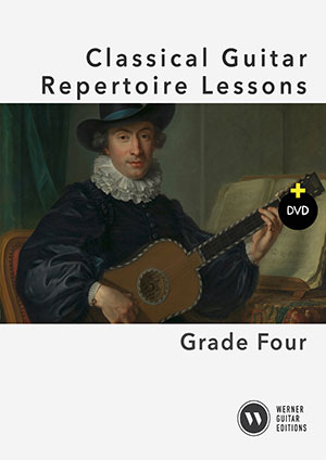 Classical Guitar Repertoire Lessons Grade 4 - Book + DVD