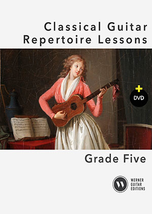 Classical Guitar Repertoire Lessons Grade 5 - Book + DVD