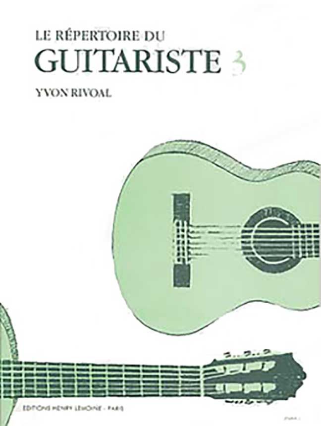 Répertoire du Guitariste Vol.3: Guitar Solo