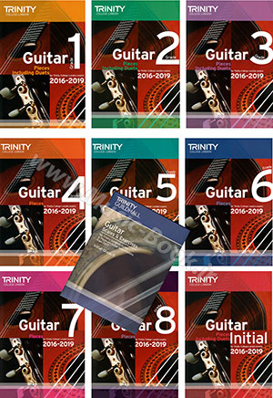 Trinity College London Classical Guitar Exam Pieces 2016-2019 - Complete 10 Book