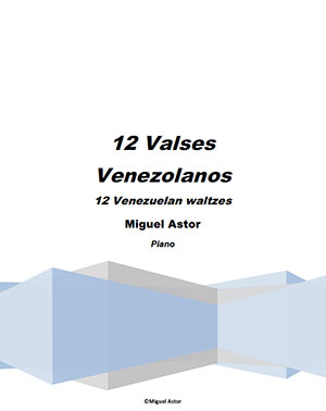 a 12 Valses Venezolanos - Piano Solo