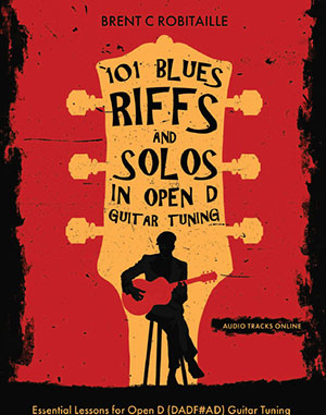 a 101 Blues Riffs and Solos in Open D Guitar Tuning