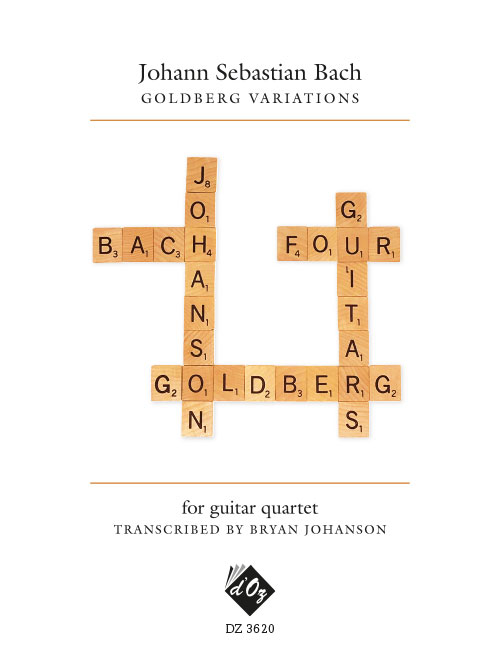 J.S. BACH - Goldberg Variations - For 4 Guitars