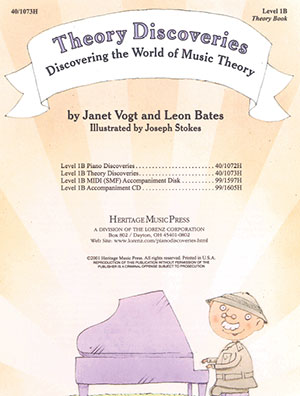 Piano Discoveries Theory Bk 1B