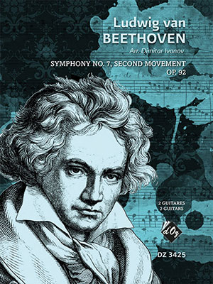 BEETHOVEN - Symphony No. 7, Second Movement Op.92 - For 2 Guitars