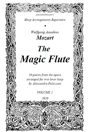 The Magic Flute for Lever Harp Duet, Volume 1