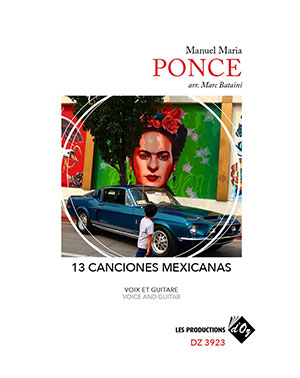 PONCE - 13 Canciones mexicanas - For Guitar and Voice