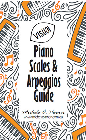 Visual Piano Scales and Arpeggios Guide Book