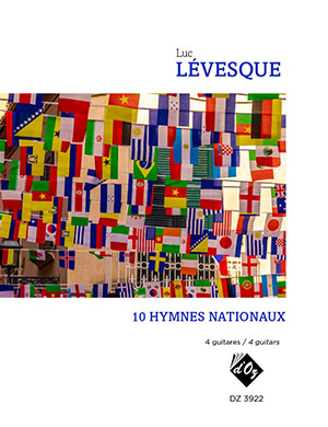 a 10 Hymnes nationaux - For 4 Guitars