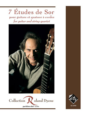 a 7 ÉTUDES DE SOR - For Guitar And String Quarte