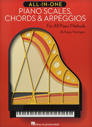 All-in-One Piano Scales, Chords & Arpeggios: For All Piano Methods