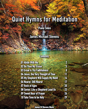 Quiet Hymns for Meditation - Piano Book