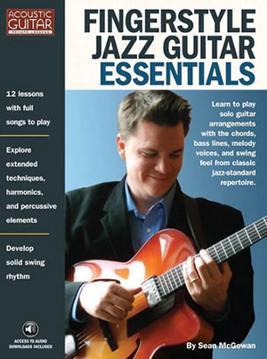 Fingerstyle Jazz Guitar Essentials Complete Edition Book + DVD