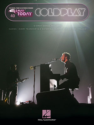 Coldplay Songbook E-Z Play Today Volume 40