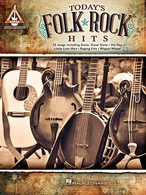 Hal Leonard Today's Folk Rock Hits Guitar Tab Songbook