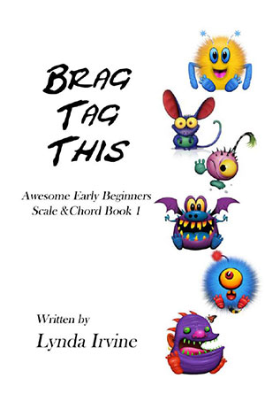 Brag Tag This Early Beginner Scale & Chord Book