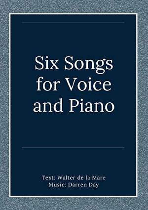 Six Songs For Voice And Piano