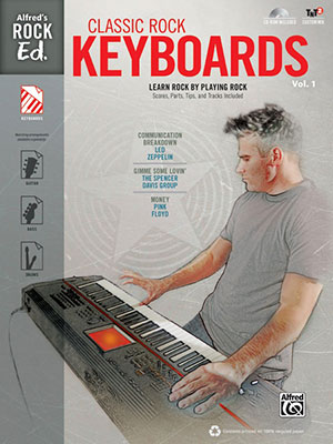 Alfred's Rock Ed.: Classic Rock Keyboards, Vol. 1 + CD