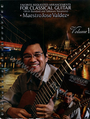 Favorite Requested Arrangements For Classical Guitar VOL.1 Book + DVD