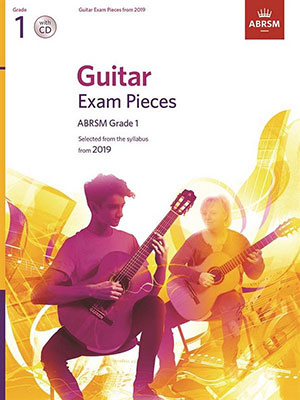 Guitar Exam Pieces From 2019 Grade 1 + CD